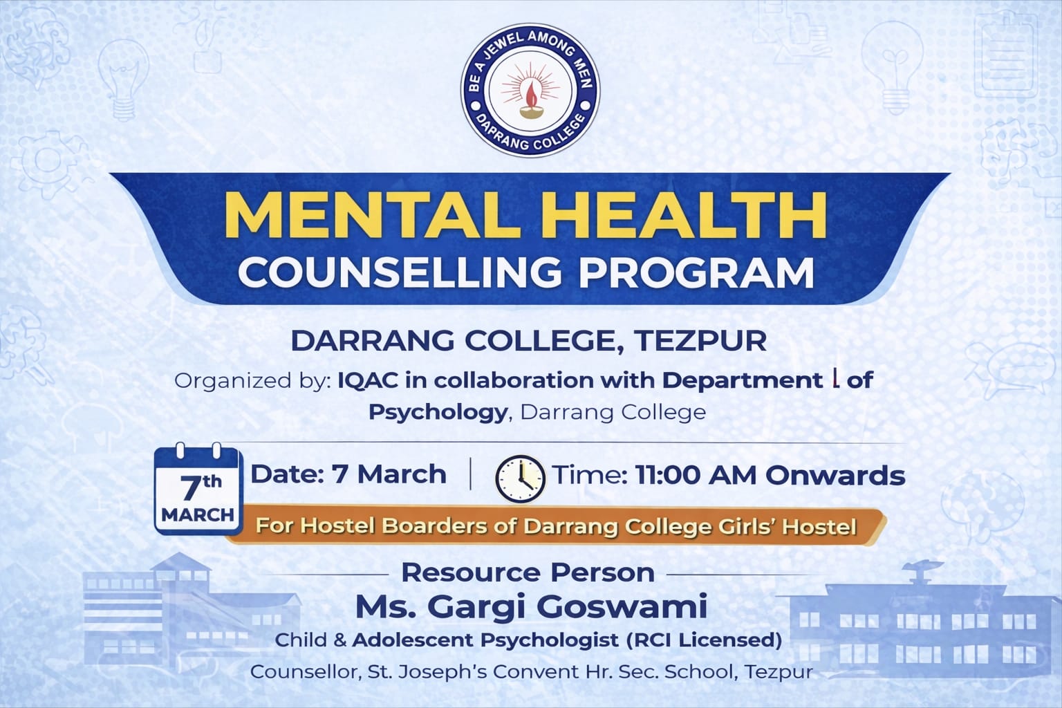 Mental Health Counselling Programme