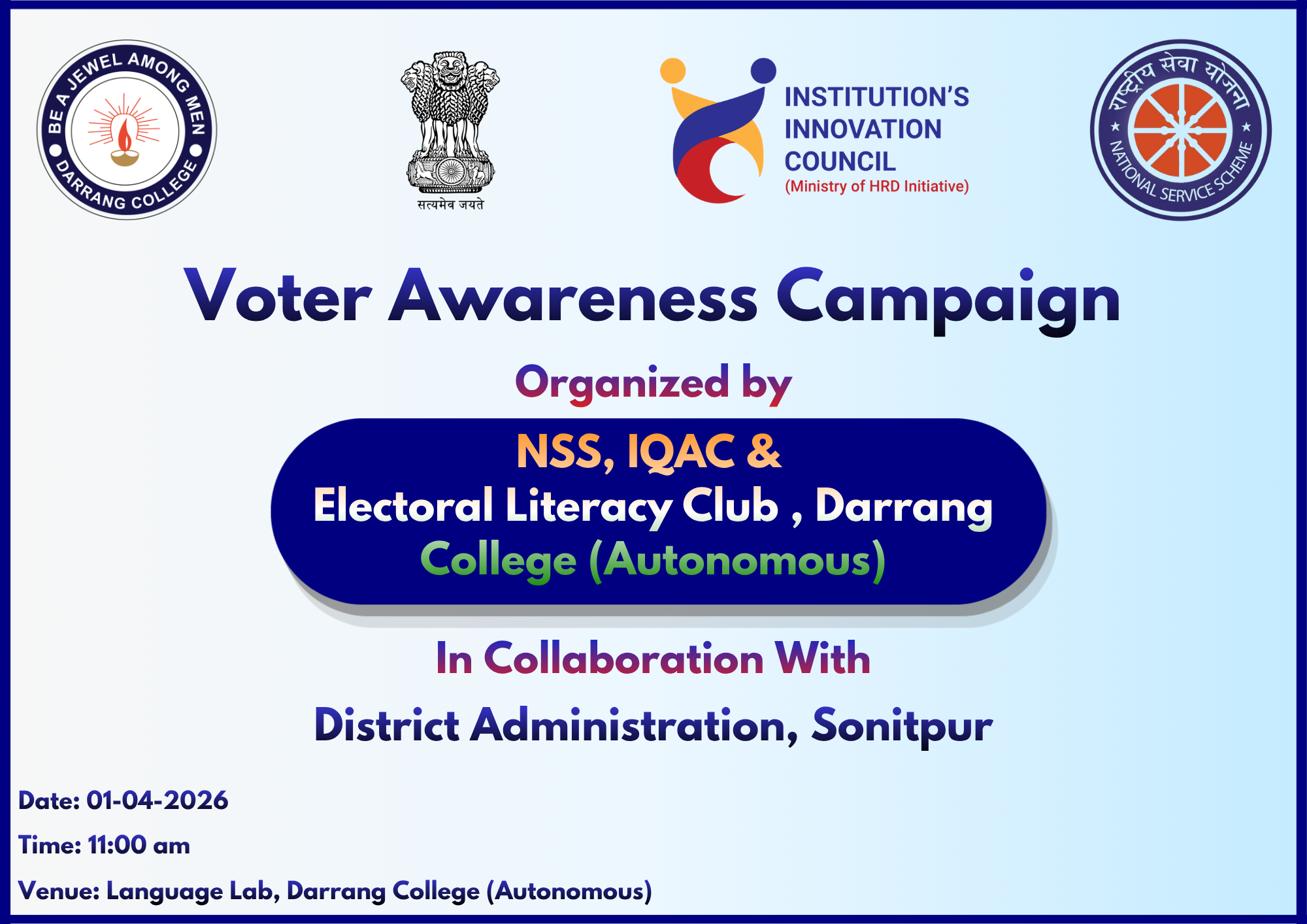 Voter Awareness Campaign, 2026